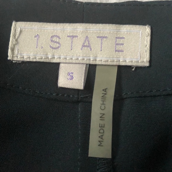 Nordstrom emerald green cold shoulder top - Picture 2 of 2